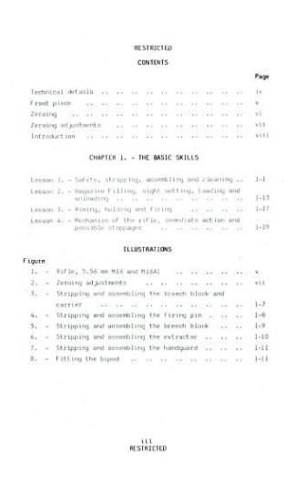 Armalite, M16 Infantry training pamphlet-6