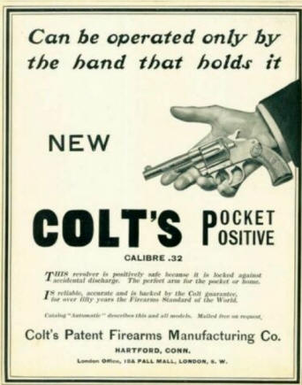 Colt pocket positive ad from life magazine