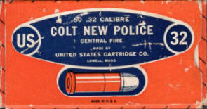 US .32 Colt New Police ammo box