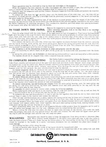 1966 Colt's automatic pistol government model .45 page 4