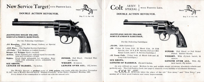 Colt 1910 New Service Target and Army Special 