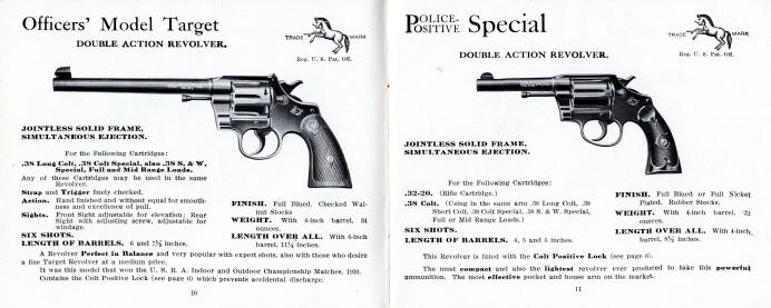 Colt Police Positive Special and Officers Model Target