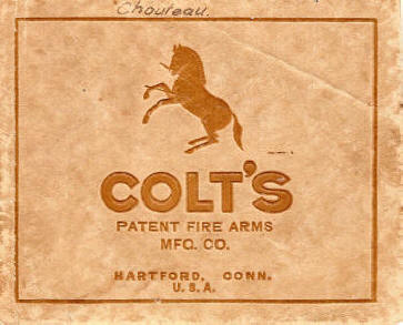 colt catalog 1919 cover