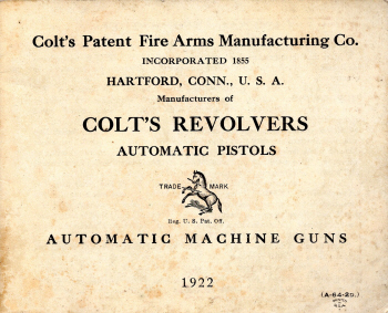 Colt 1922-A-64-2D page 1