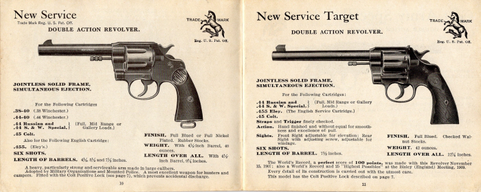 Colt 1922-A-64-2D new service and new service target