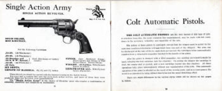 Colt 1922 singel action army revolver