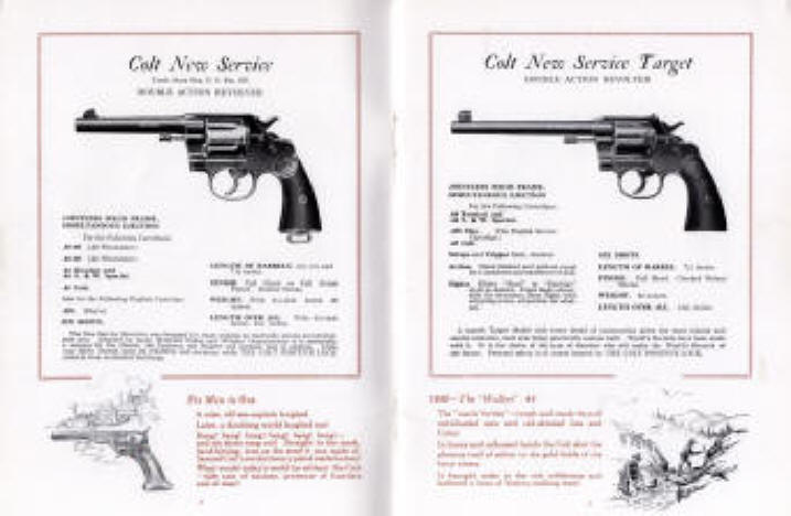 Colt 1925 new service and new service target