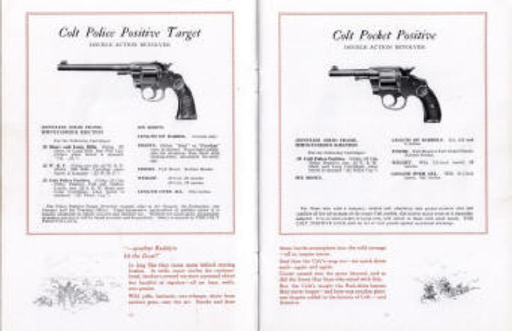 Colt 1925 police positive tartet and pocket positive