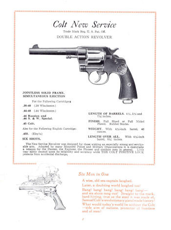 Colt 1926 new service revolver