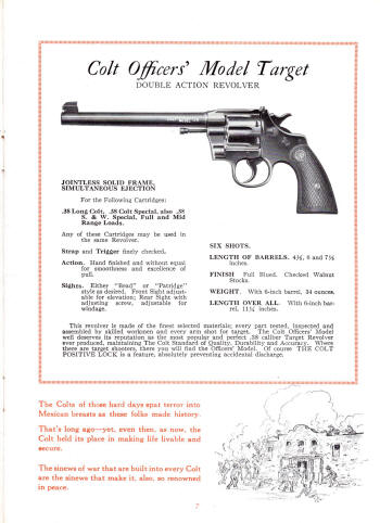 1926 officers model revolver