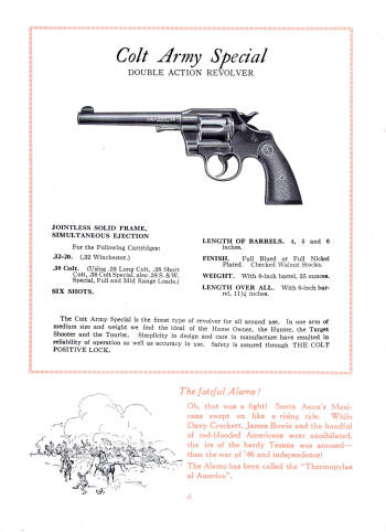 1926 Colt Army Special revolver