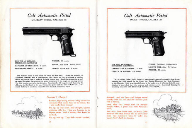1927 automatic pistols: military and pocket model
