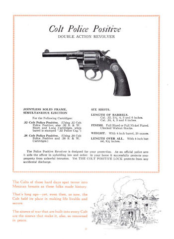 1927 revolver: police positive