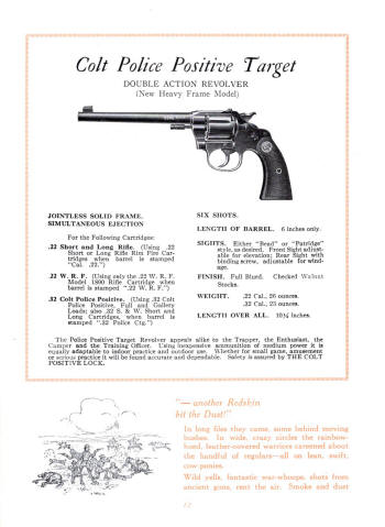 1927 revolver: police positive target