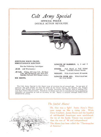1927 revolver colt army 