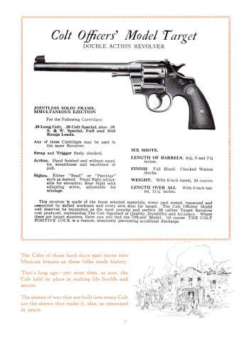 1927 revolver officers model