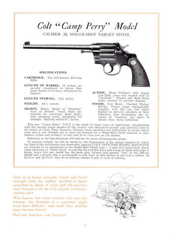 1927 pistol camp petty .22