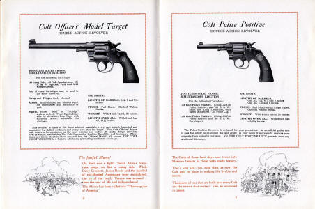 Colt 1928 revolvers: officers model target and police positive