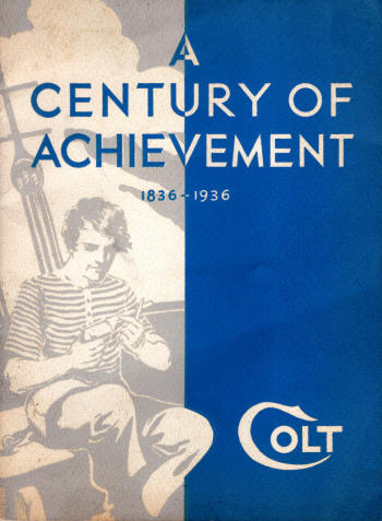Colt 1936 Catalog - A Century of Achievement paper cover