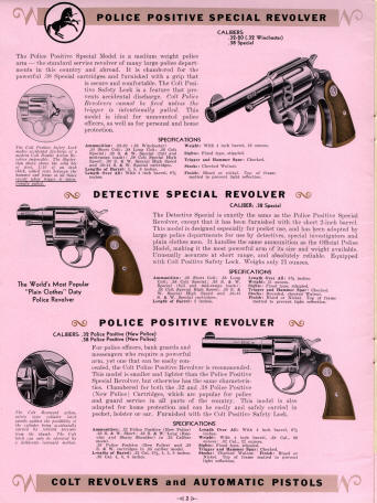 Colt 1941 pink illustrated price list page 2