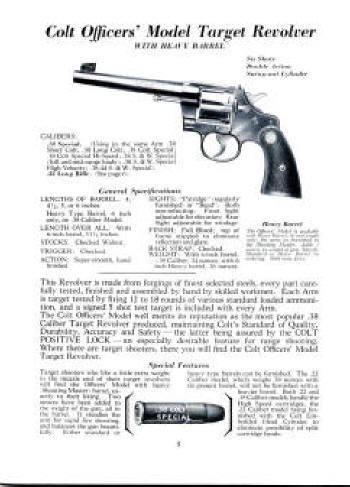 1941 revolver: officers model target