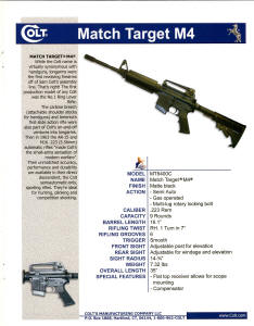 MT 6400C Match Target M4, Flattop