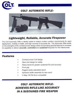 2000 Colt automatic rifle front cover