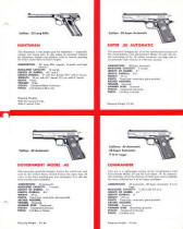 Colt's revolvers and automatic pistols catalog 1957 A-79-4 panel 4