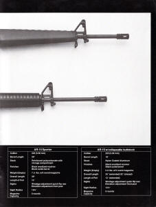Colt AR-15 Sporter rifle and carbine-b