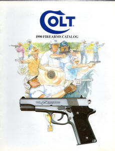 1990 Colt catalog: AR-15, Delta H-BAR, Target Gov't model, .22 conversion kit