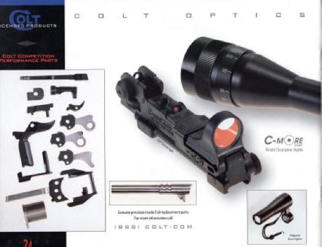 Colt C-More Tactical Red Dot Sight with A2 style rear sight-2