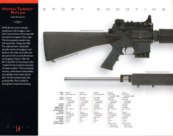 Colt 1998 catalog: MT6530 MATCH TARGET LT. WT.