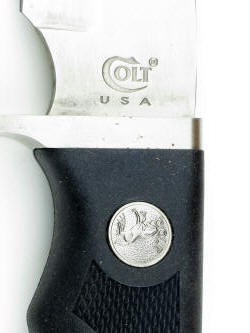 Colt CT-4 knife blade logo