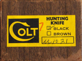 Colt hunting knife U1021 box