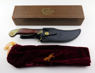 Colt U1110 All Purpose with a 5 in. blade and rosewood handle