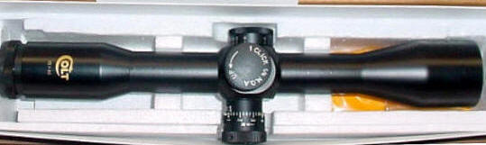 colt tactical elite 10 x 42 rifle scope in box