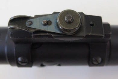 Colt 3x20 scope attachment mechanism for AR-15 handle