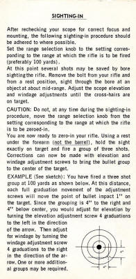  1967 corrrect Colt Industries paperwork instructions page 3