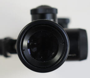 Colt Optics (C-More) 4x21 RFI scope eye piece end