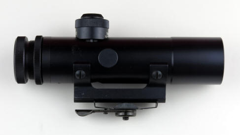 Colt 4 x 20 scope (early-version) engraved name right side