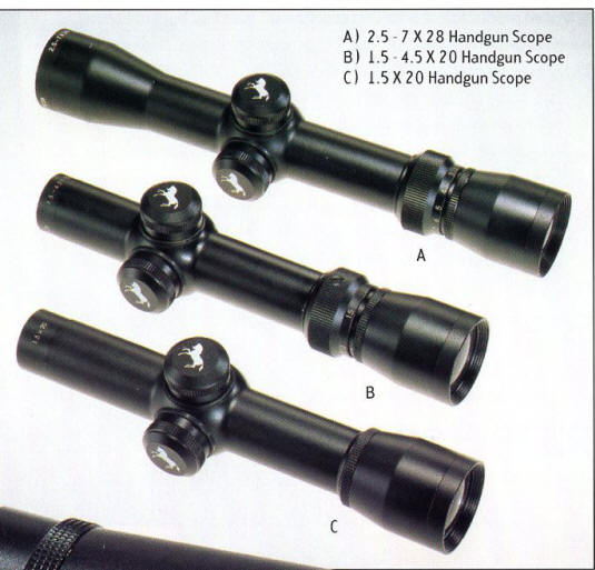 Colt various rifle and handgun scopes