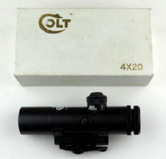 Colt 4 x 20 scope and box