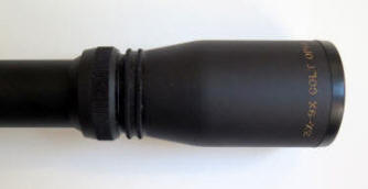 Colt 3x-9x40mm rifle scope eye view