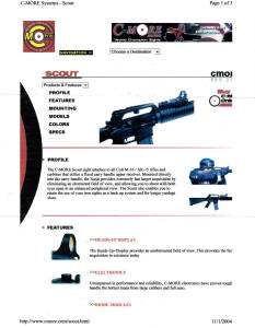 Colt 'Scout' carry handle system instrfuctions -4