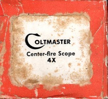 Colt's 'Coltmaster' 4x scope box end