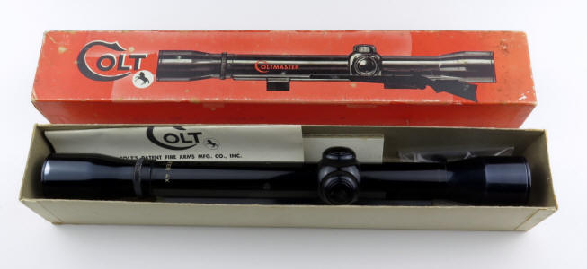 Colt's 'Coltmaster' 4x scope, c. 1960's