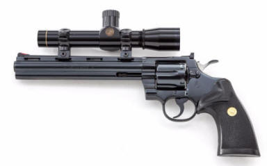 Leupold Colt M8 2X20 on Python Hunter as sold 1981