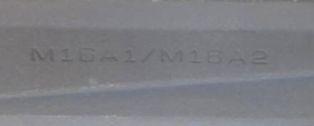 Bracket marked 'M16A1 / M16A2'