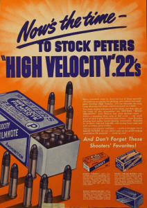 peters 1922 ad for .22 ammo