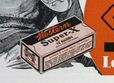 close-up of .22 box